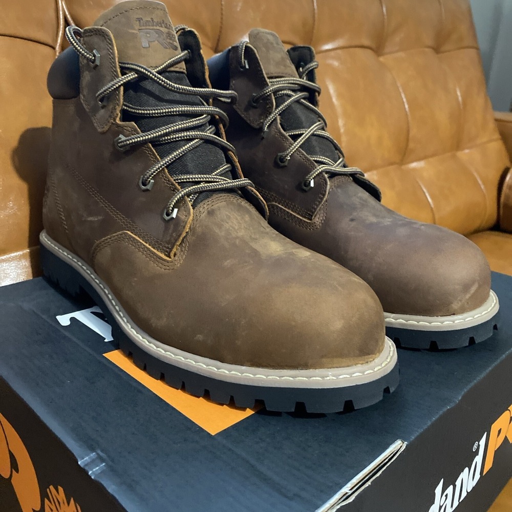 Timberland Pro Gritstone 6" Steel Toe Work Boot Mens Size 8 - Picture 3 of 7